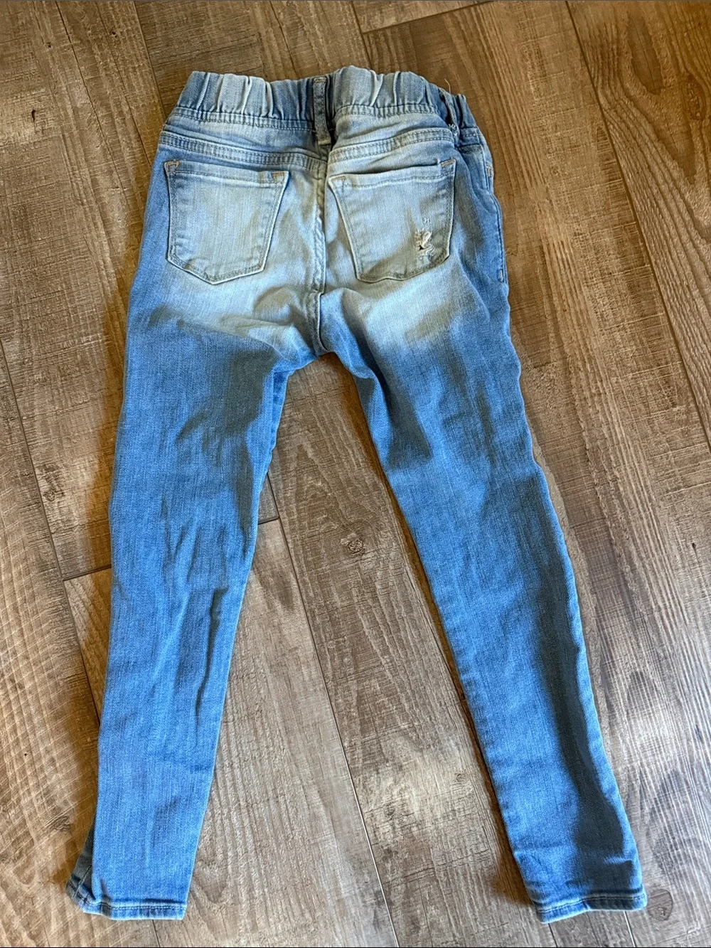 GAPLight Blue Kids Distressed Stretch Denim Jeggings